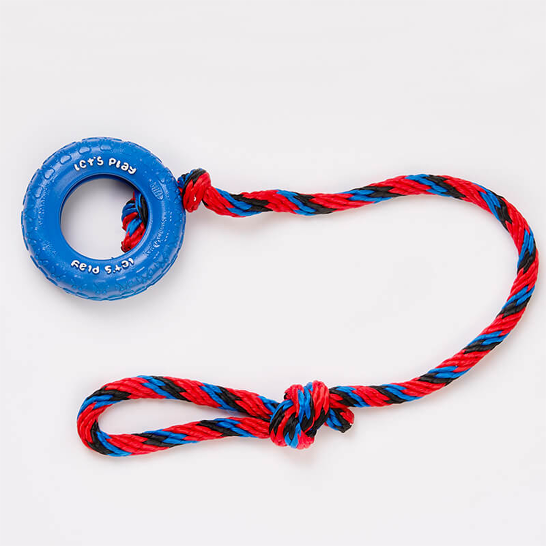 JUGUETE MORDEDOR LLANTA CON LAZO_2_www.majestikpets.com