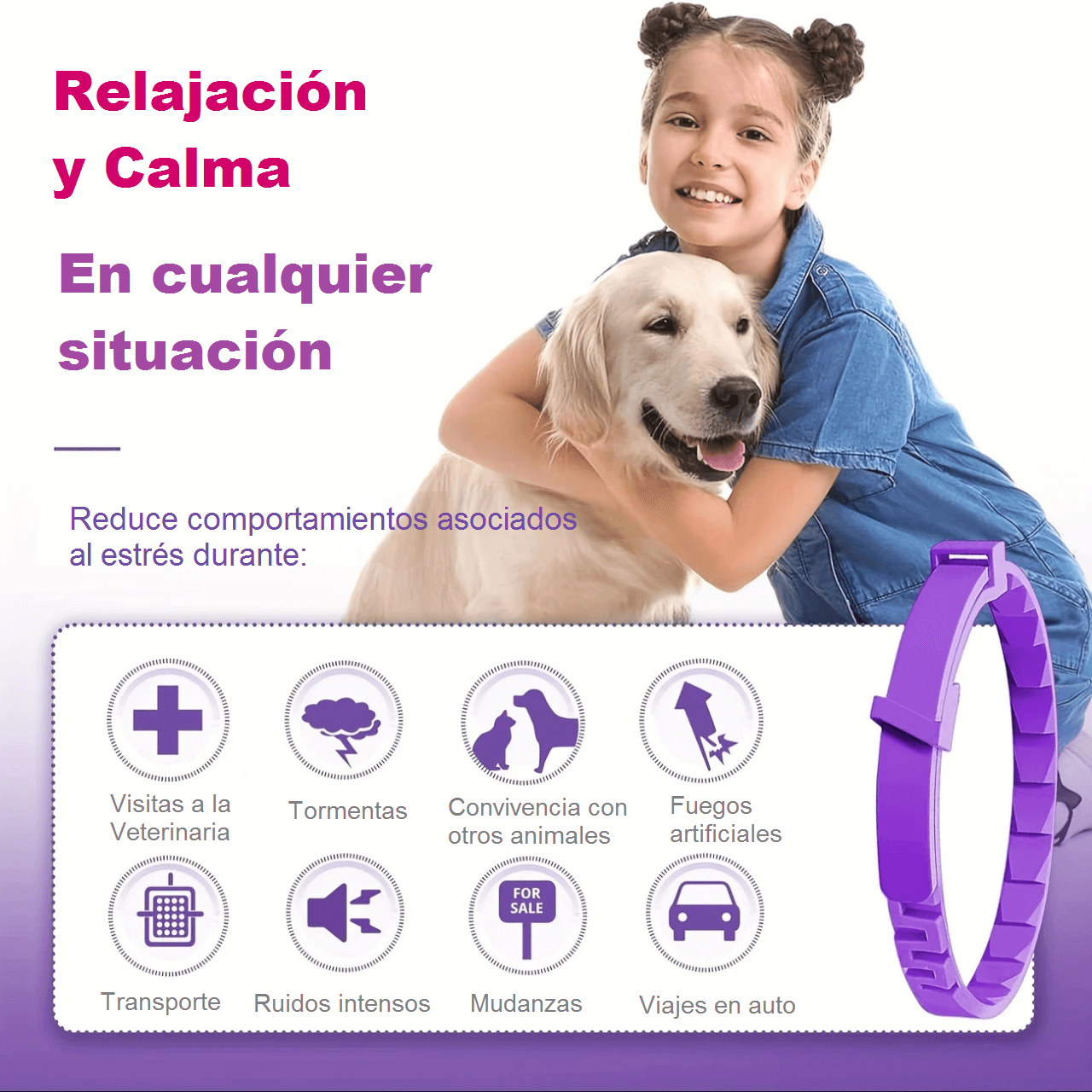 COLLAR CALMANTE PARA PERROS CON FEROMONAS - Image 2